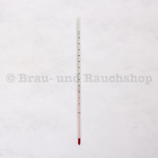 Bild von Thermometer 0-110Grad, rot Alk.