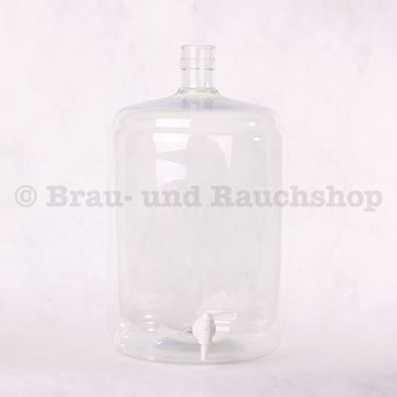 Bild von Gärungsflasche PET 12 Liter mit Hahn