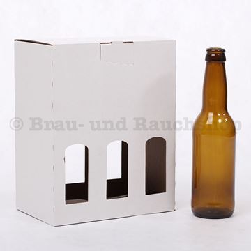 Picture of Kartonbox 6-fach 3 dl weiss mit Fenster