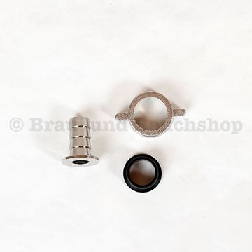 Bild von Schlauchtülle 14mmx 3/4" Chromnickelstah