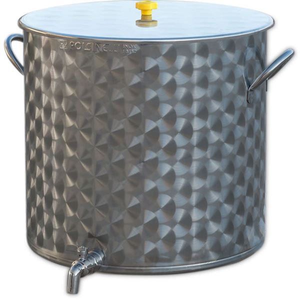 Image sur Kochtopf 100 Lt marmoriert mit Hahn