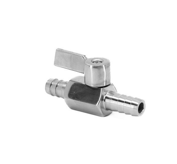 Image sur Brewtools Schlauchventil mit Hahn 12mm