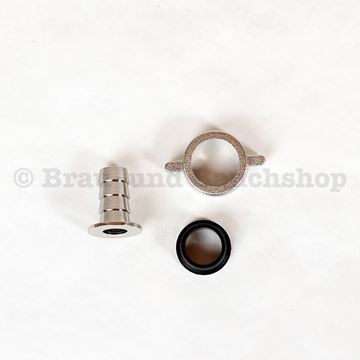 Bild von Schlauchtülle 14mmx 3/4" Chromnickelstah