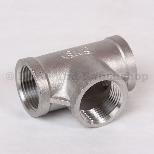 Bild von T-Stück Edelstahl 3x 1/4 IG