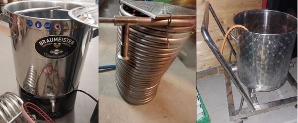 Bild von OCC Braumeister 10l, Würzekühler, Pfanne
