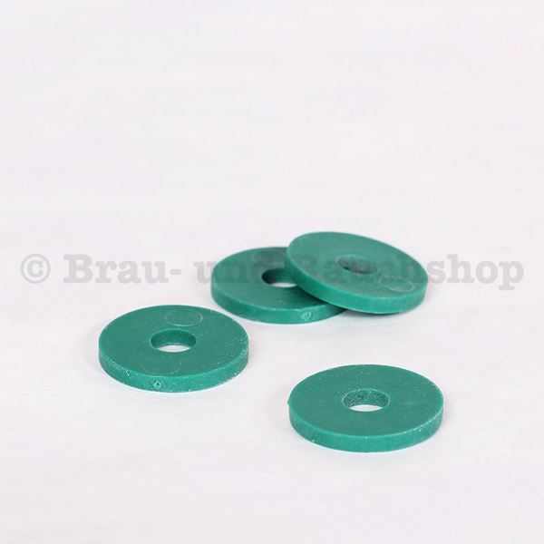 Bild von Gummiring farbig grün je 100 St