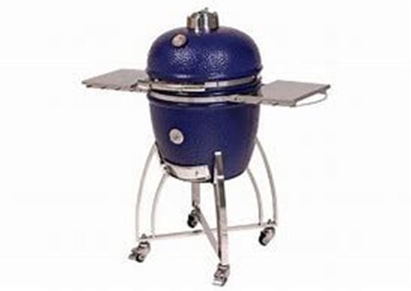 Bild von Keramikgrill Saffire Platinum 23 blau