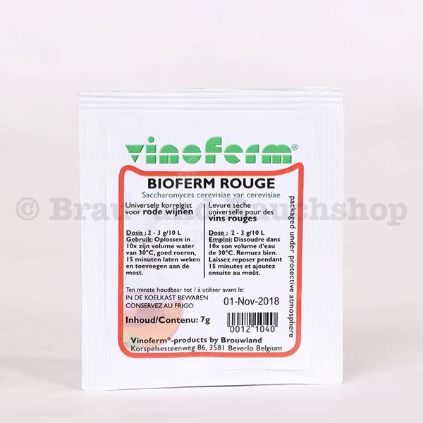 Bild von BIOFERM Rouge Trockenhefe 7g