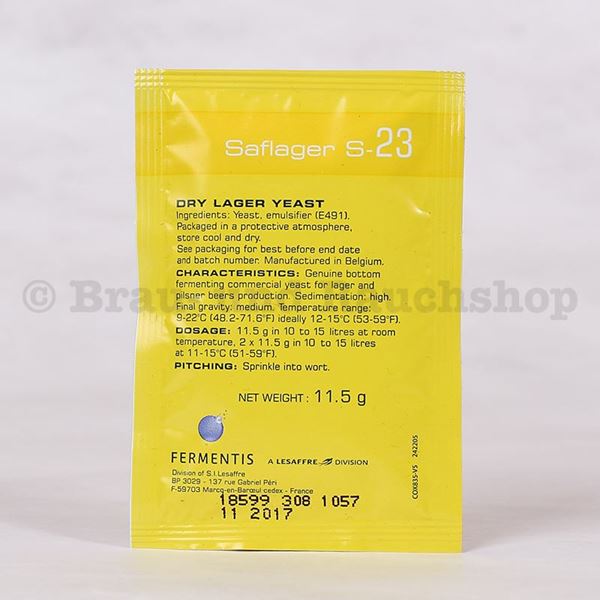 Bild von Saflager S-23 11g, untergärig