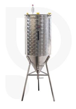 Bild von Edelstahl Gärfass konisch 100L