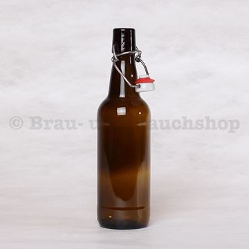 Bild von Bügelflasche braun kompl. 0,5 L