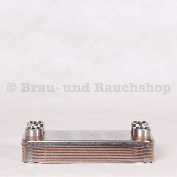 Bild von Plattenwürzekühler 12 Platten NIRO1/2 IG
