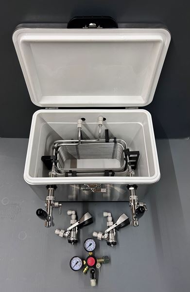 Bild von Durchlaufkühler stromlos 2 Hahn