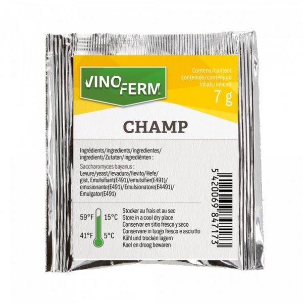 Bild von Vinoferm Champagner / Sekt Hefe 7g