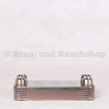 Bild von Plattenwürzekühler 12 Platten NIRO1/2 IG