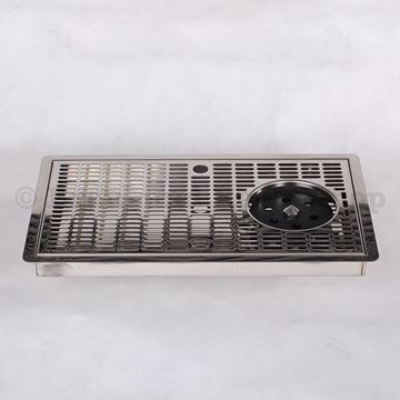 Bild von Tropfblech 400x220mm mit Gläserdusche