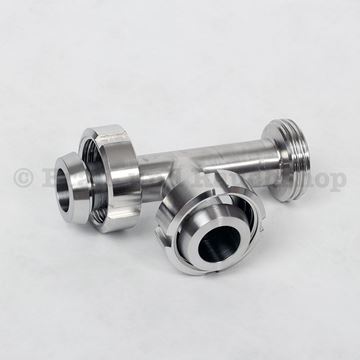 Bild von T-Stück DIN 25,2x Kegel 1x Gew.