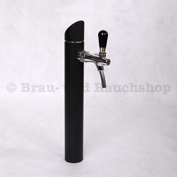 Bild von Schanksäule- 1-Lt schwarz matt komplett