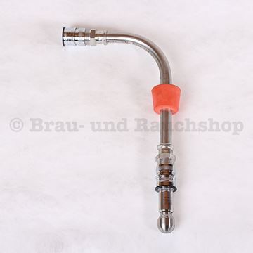 Bild von Sprühkugel rotierend mit Bogen und Gummi