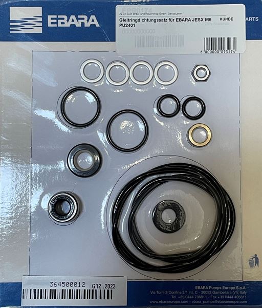 Bild von Gleitringdichtungssatz für EBARA JESX M5