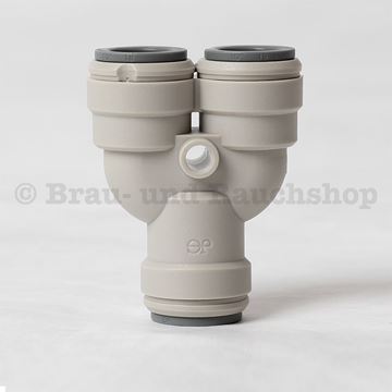 Bild von Zweiwegvert. 1/2" Y-Stück Kunststoff