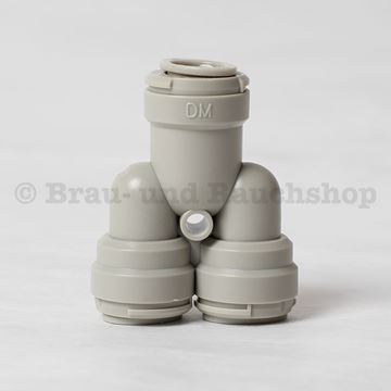 Bild von Zweiwegvert. 3/8" Y-Stück Kunststoff