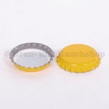 Bild von Kronkorken 29 mm gelb 200 Stück