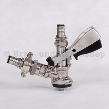 Bild von Korbfitting Zapfkopf  mit NC Anschlüssen