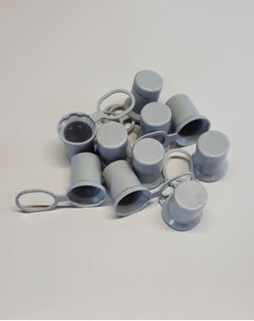 Bild von Schutzkappe Einweg für NC grau 10 St.