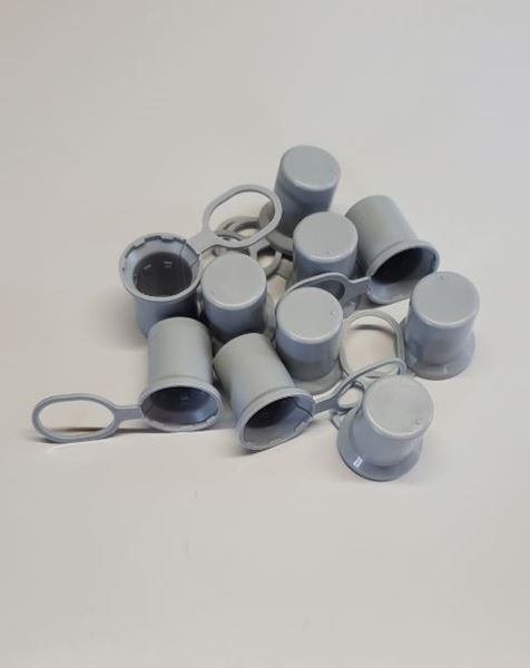 Bild von Schutzkappe Einweg für NC grau 10 St.