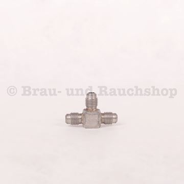Bild von Adapter T-Stück Edelstahl 3x NC