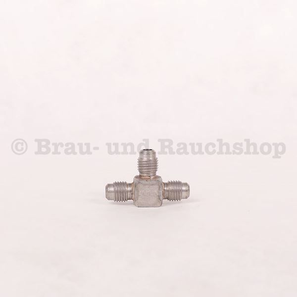 Bild von Adapter T-Stück Edelstahl 3x NC