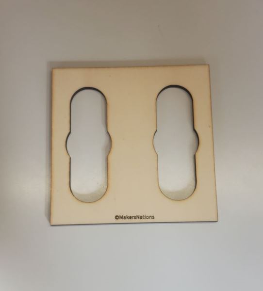 Bild von Tragpackung Holz für 4 x 0.33L Flaschen