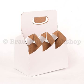 Bild von Kartonträger 6-fach 3 dl weiss  à 120 St