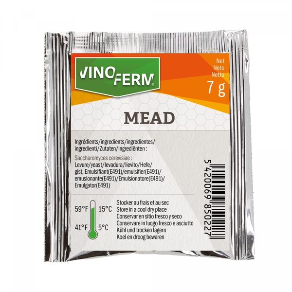 Bild von Trockenhefe Wein Vinoferm Mead 7g