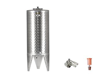 Bild von Gärtank 525 Liter Edelstahl o.K komplett