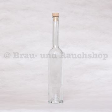 Bild von Schnapsflasche Platin 5dl inkl. Zapfen