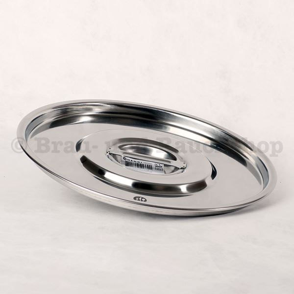 Bild von Deckel aus Edelstahl für 10 Liter Eimer