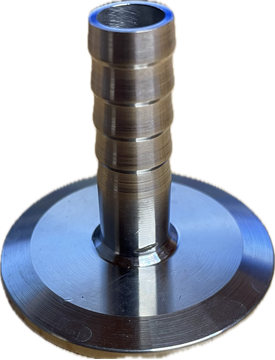 Bild von Tri Clamp 1.5" Schlauchstutzen 12.7mm