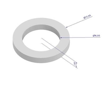 Bild von Brewtools Dichtung, 12x8x1.5mm, 2 Stück