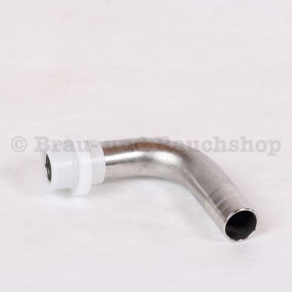 Bild von Bierschlauchtülle 12 mm CNI geb. 90 Grad