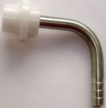 Bild von Bierschlauchtülle 9 mm CNI geb. 90 Grad