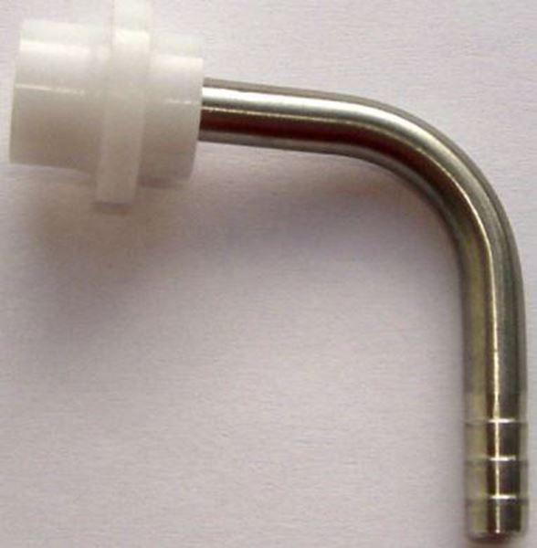 Bild von Bierschlauchtülle 9 mm CNI geb. 90 Grad