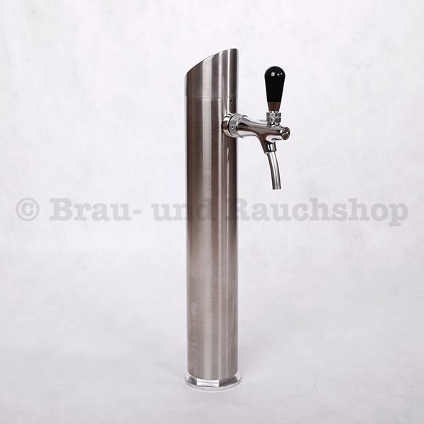 Bild von Schanksäule 1 Lt Edelstahl matt komplett