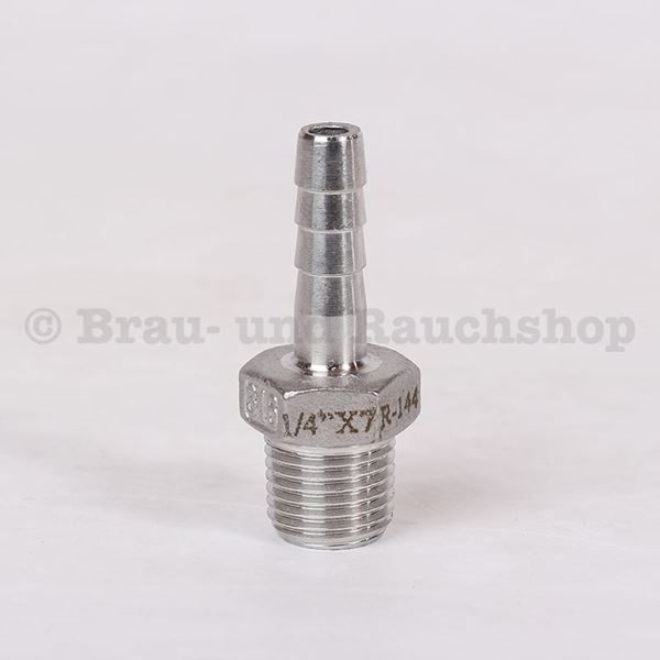 Picture of Schlauchnippel 1/8" Edelstahl 9mm AG