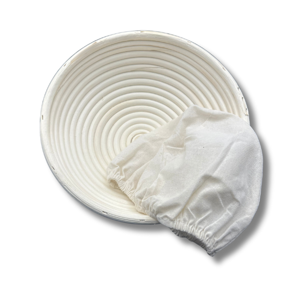 Bild von Gärkörbchen mit Baumwolltuch