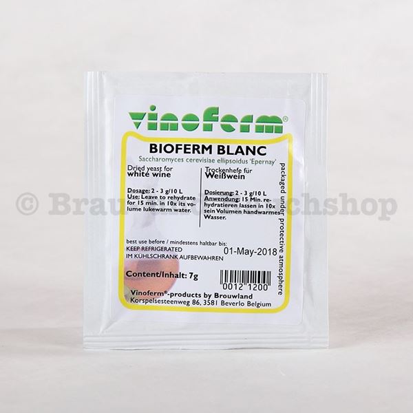 Bild von BIOFERM Blanc Wein 7g Trockenhefe