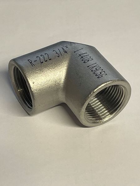 Bild von Winkel  Edelstahl 90° 3/4 Zoll  IG