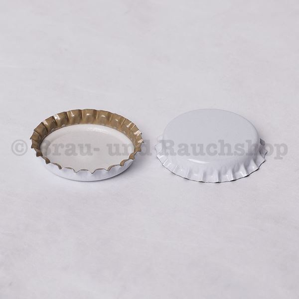 Image sur Kronkorken 29 weiss 100 St.