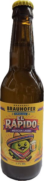 Bild von Brauhofer EL RAPIDO Mexican Lager